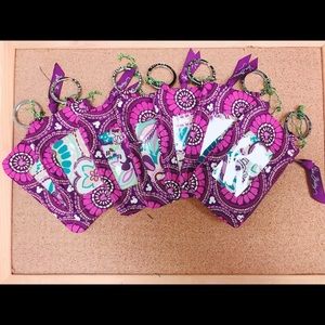 5 Vera Bradley zip wallet plums up Disney 5 pieces